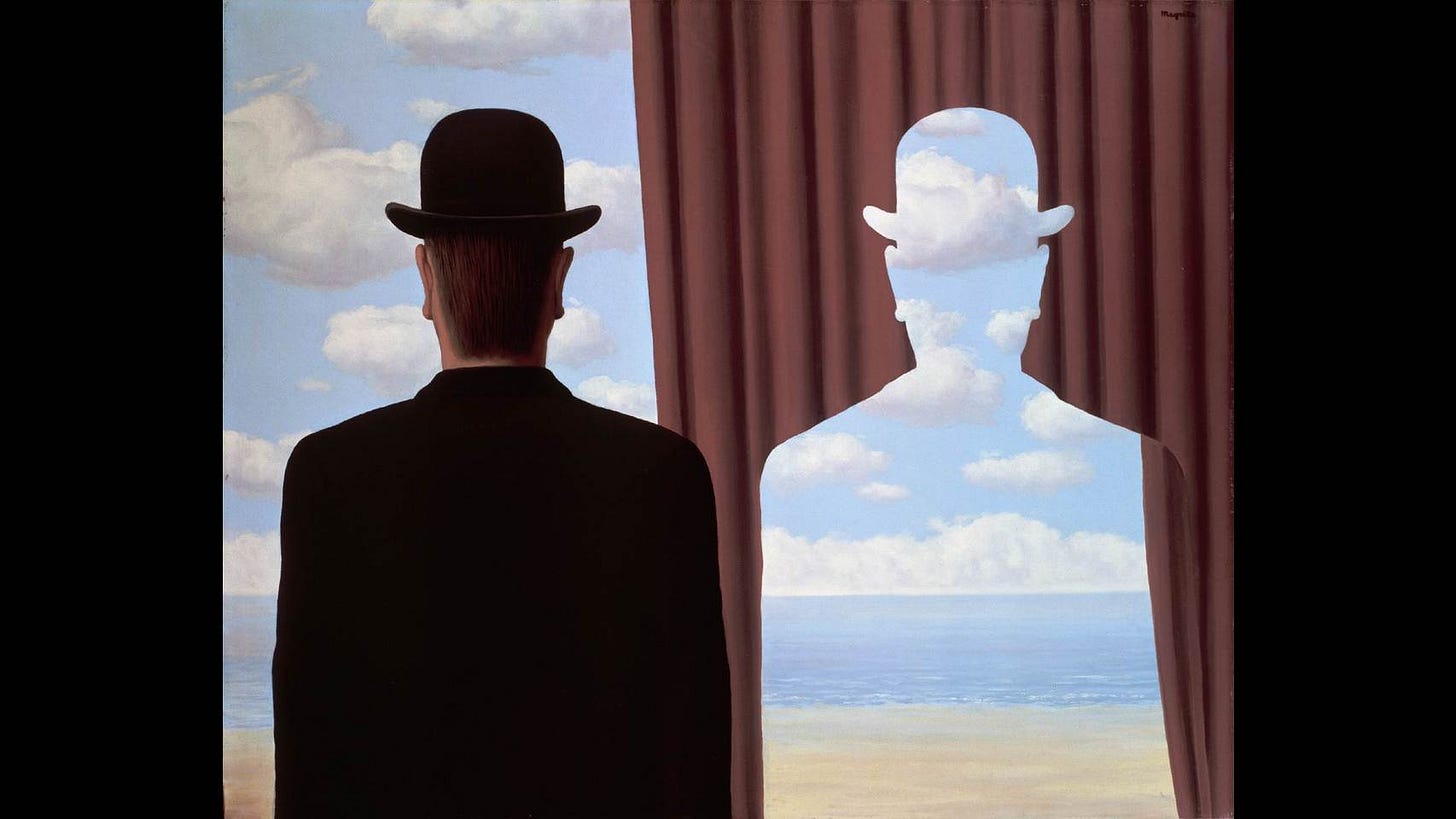 La Décalcomanie, Magritte.