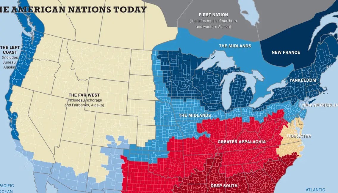 America's nations and their favorite war game