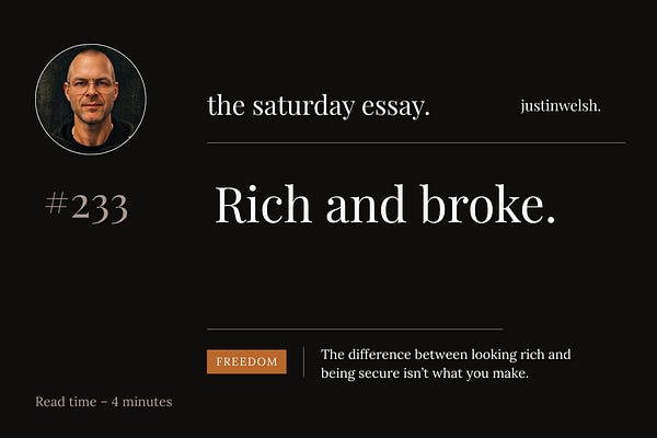 the saturday essay. | Justin Welsh | Substack
