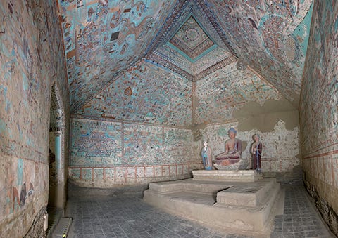 第 85 窟內部｜來源：Getty Research Institute / Dunhuang Academy