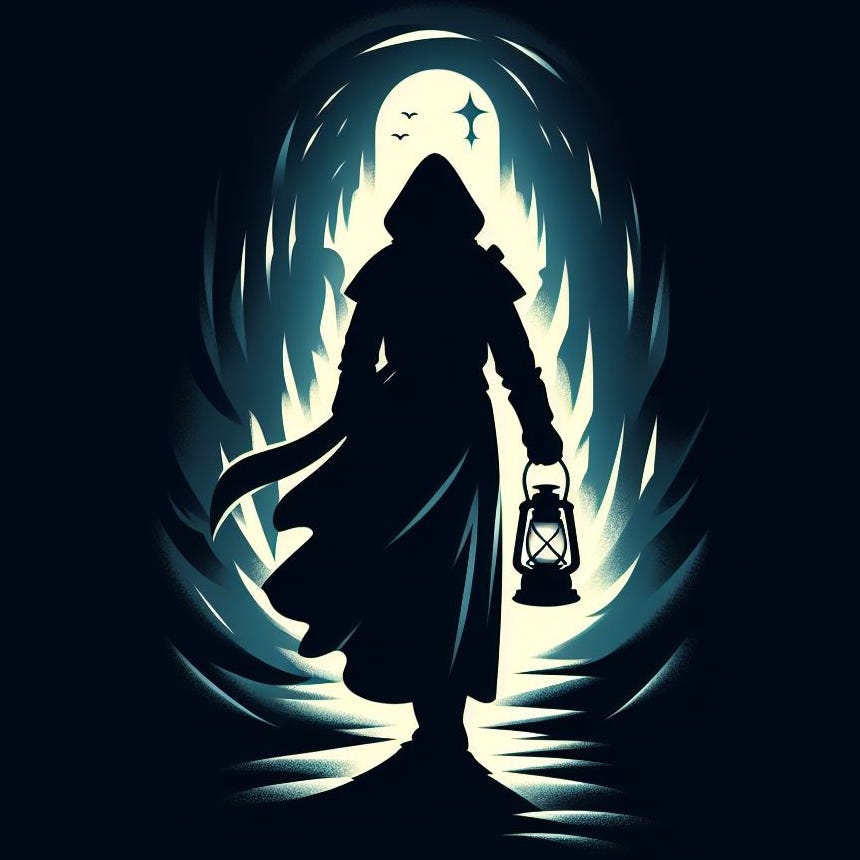 The Living Dark logo