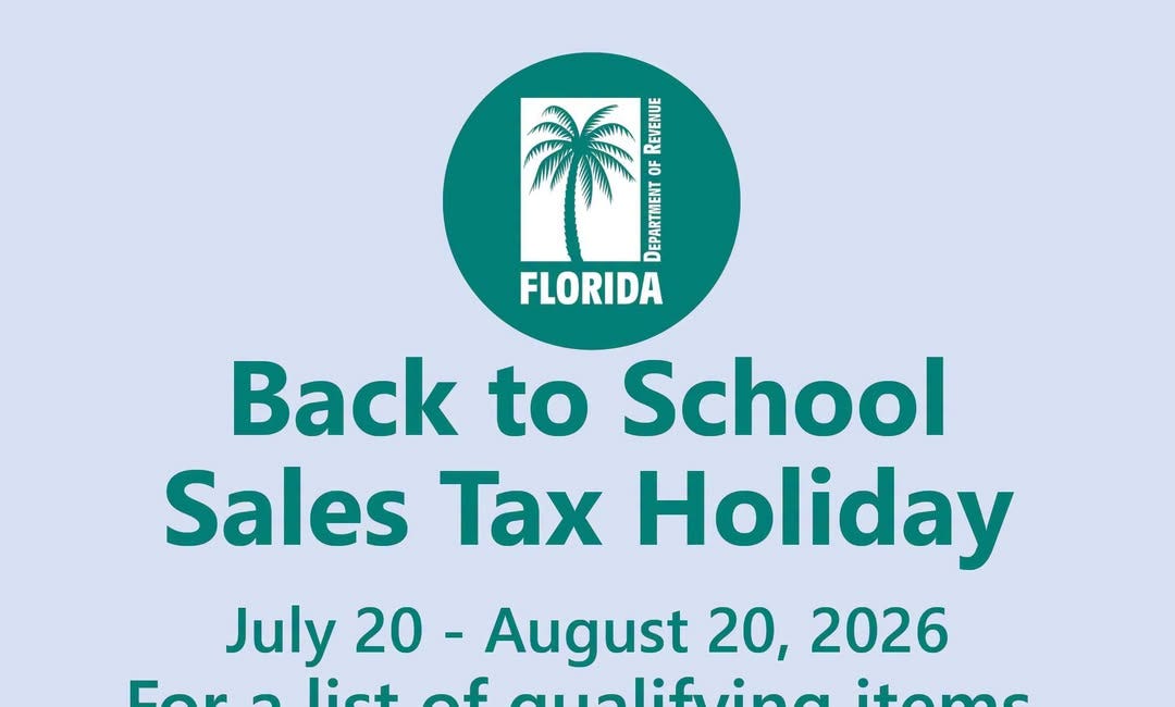 Florida’s Back-to-School Tax Holiday Begins Today, Offering Month-Long Savings for Families