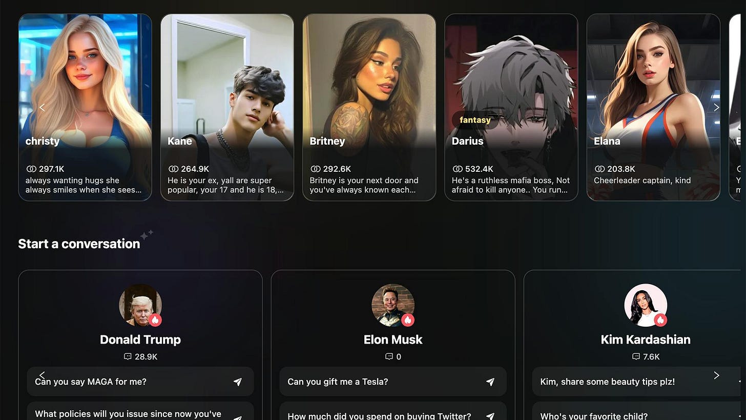 A Booming Competitor to Character.AI Plots Its Next Move — The Information A Booming Competitor to Character.AI Plots Its Next Move — The Information