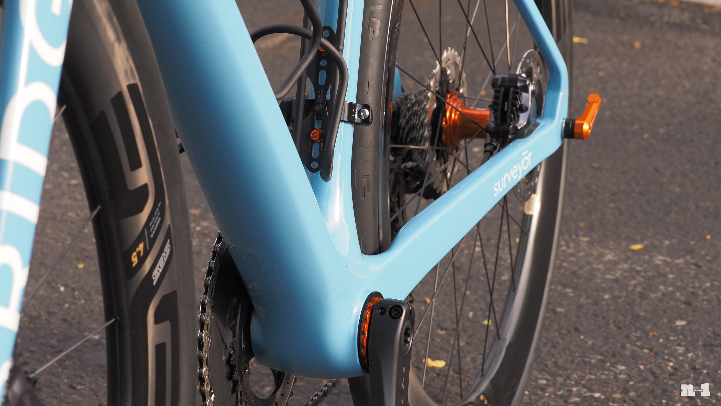 Bridge Bike Works Surveyor bottom bracket area