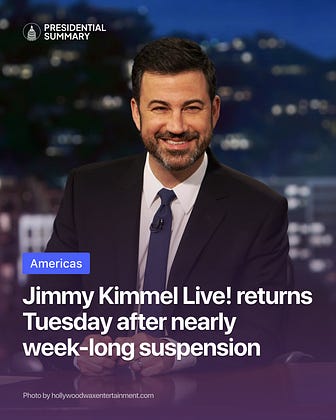 Presidential Summary Substack