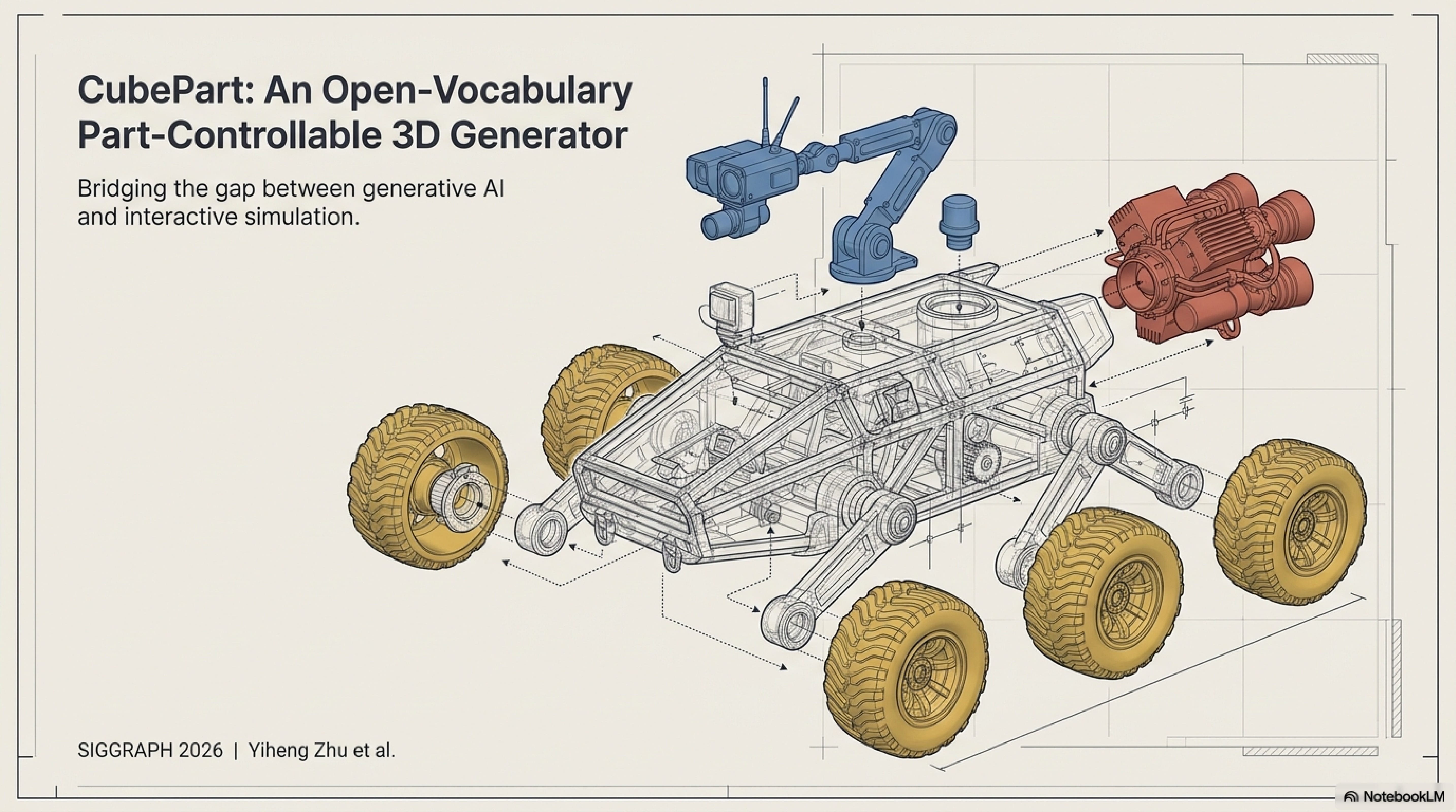 CubePart: An Open-Vocabulary Part-Controllable 3D Generator