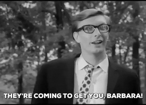 night of the living dead theyre coming to get you barbara GIF