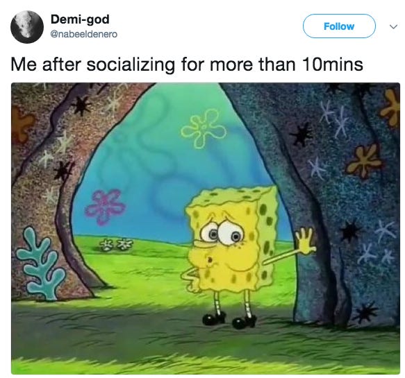 Socializing | Tired SpongeBob | Know Your Meme