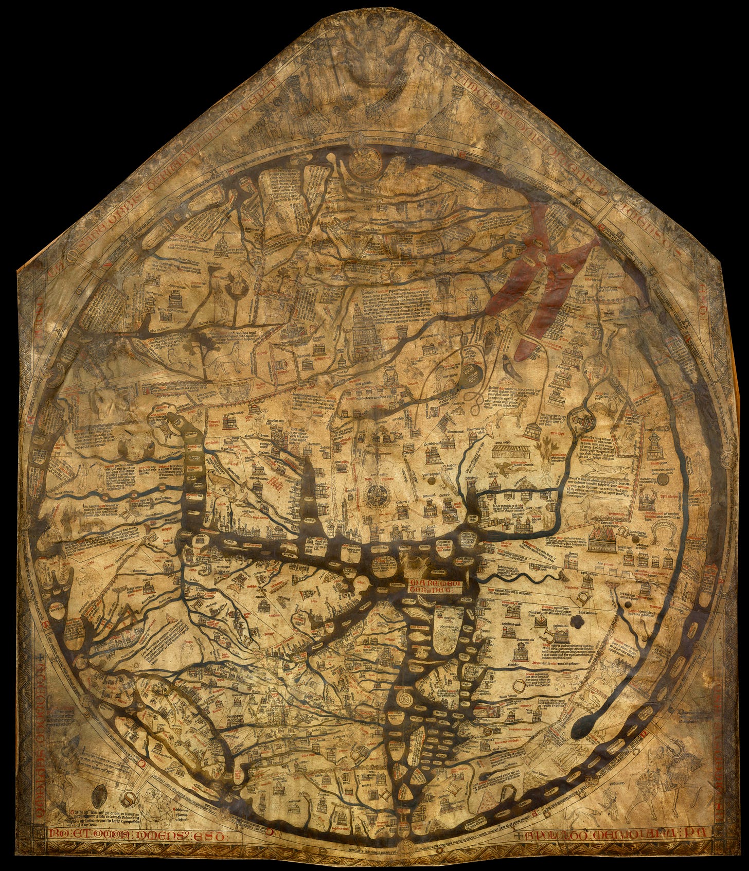 Hereford Mappa Mundi - Wikipedia