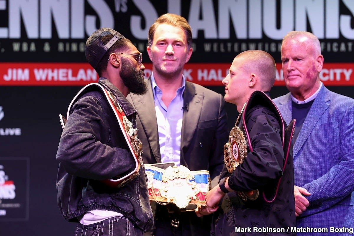 Image: Ennis vs. Stanionis: Start Time, Streaming Info, Venue, Full Fight Card