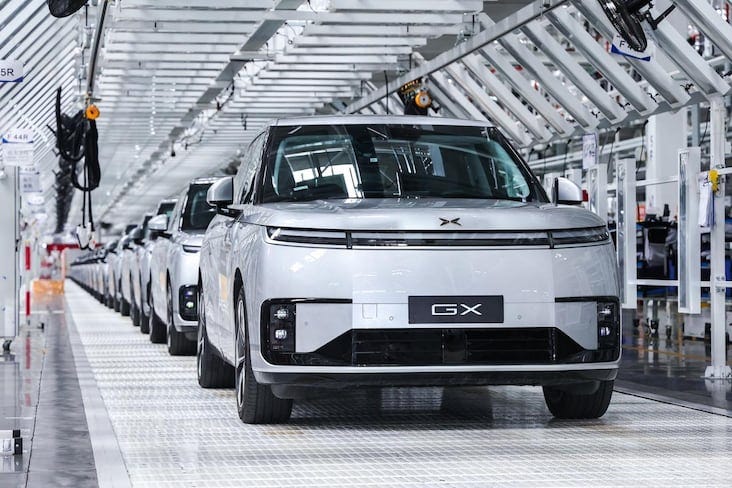 Le taxi autonome de Xpeng est basé sur le SUV GX. Le taxi autonome de Xpeng est basé sur le SUV GX.