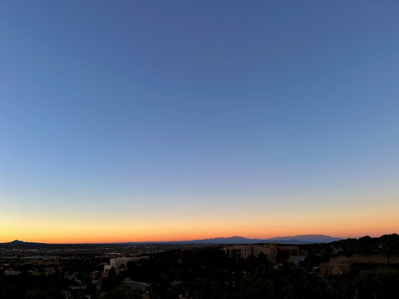 dawn, New Mexico, sky, awe