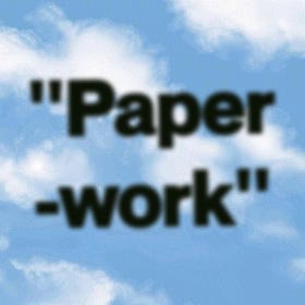 Substack profile picture for @paperwork