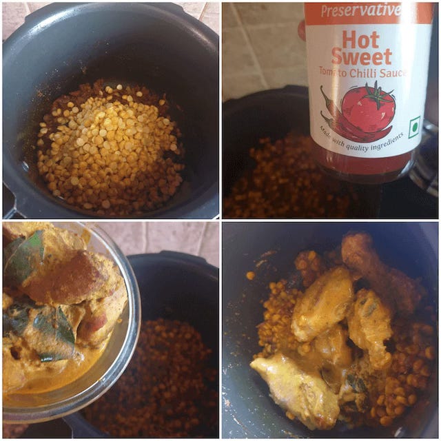 Adding the Chicken