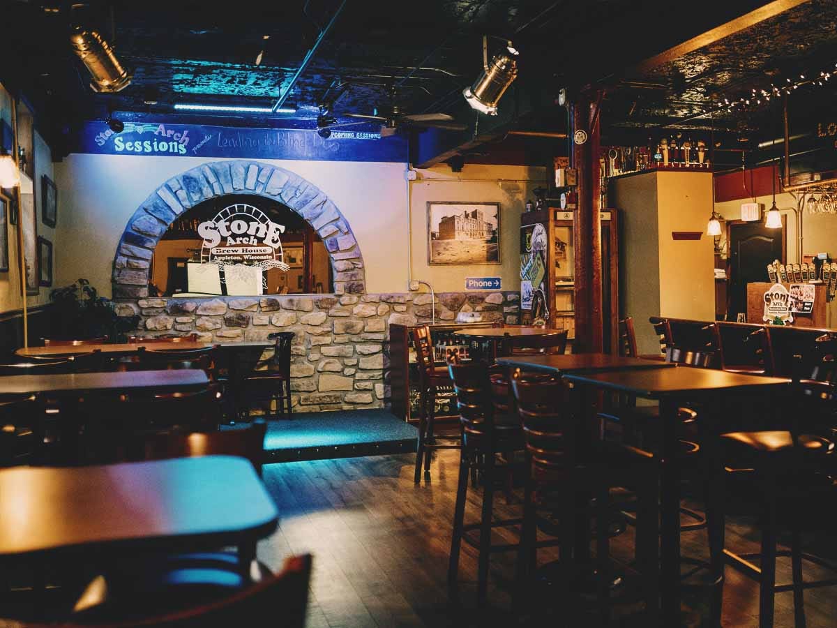 Stone Arch Brewpub haunted bar in Appleton, WI