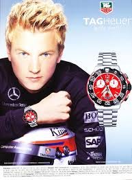 TAG HEUER WATCH MAGAZINE promo ad #129 ORIGINAL 2005 KIMI RAIKKONEN FOREIGN