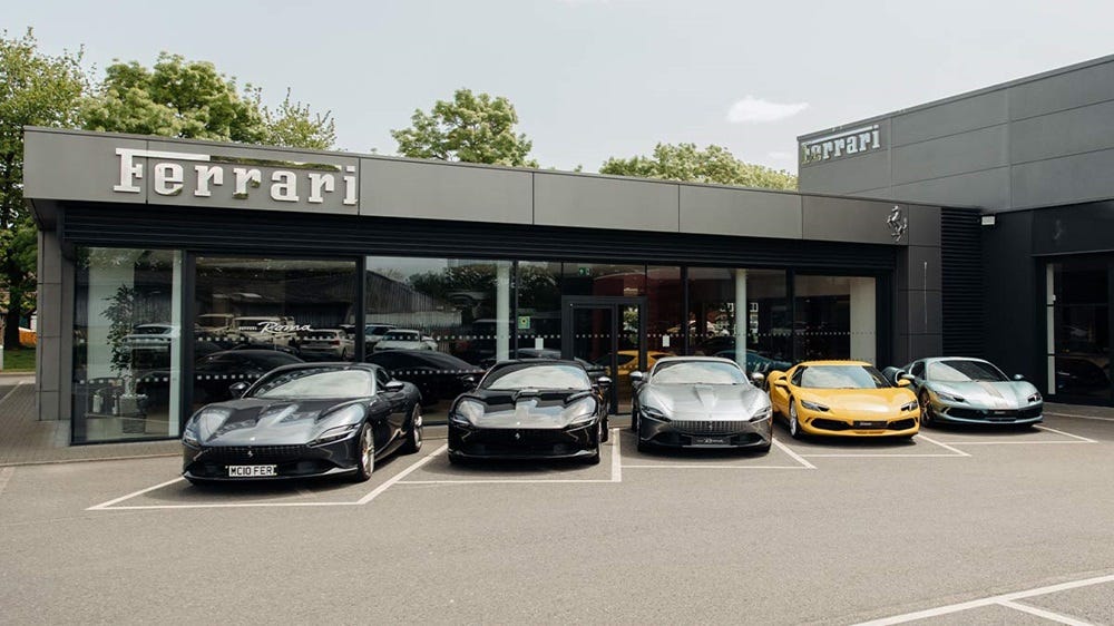 Exterior shot of Stratstone Ferrari Colchester Exterior shot of Stratstone Ferrari Colchester