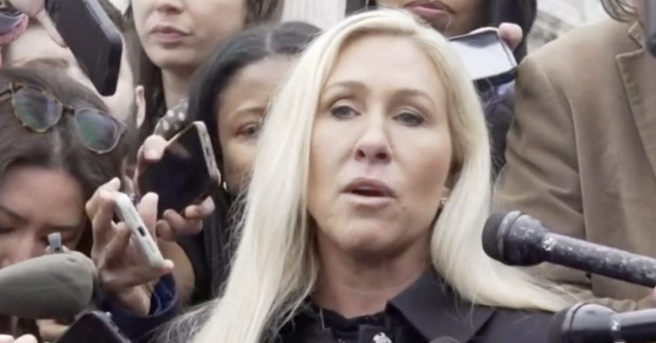 Rep. Marjorie Taylor Greene files resolution to oust Mike Johnson as U.S.  House speaker • Daily Montanan