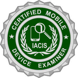 CMDE IACIS Certification