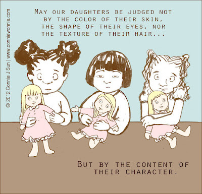 martin luther king day, mlk day, martin luther king, jr., women's rights, cartoon, connie sun, cartoonconnie