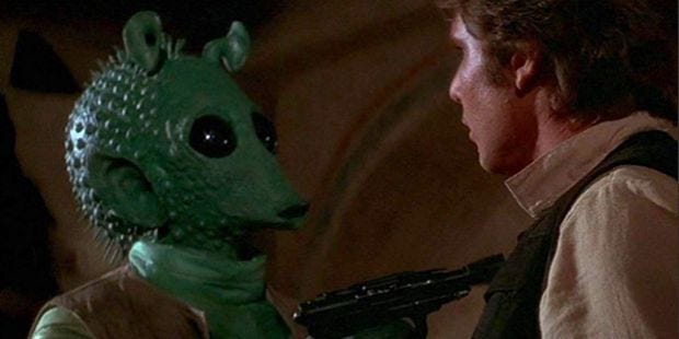 Greedo from Star Wars A New Hope