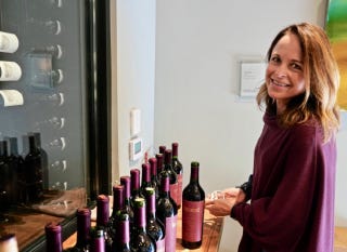 Jennifer Williams at the tasting Jennifer Williams at the tasting