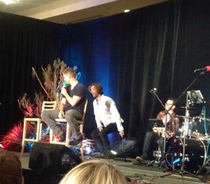 Jared figures out the fan will make noise...