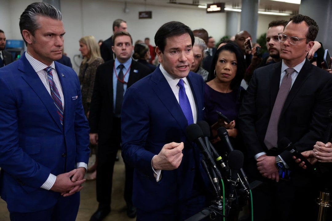 Members of U.S. President Trump's national security team hold briefing for members of Congress on the situation in Venezuela, in Washington