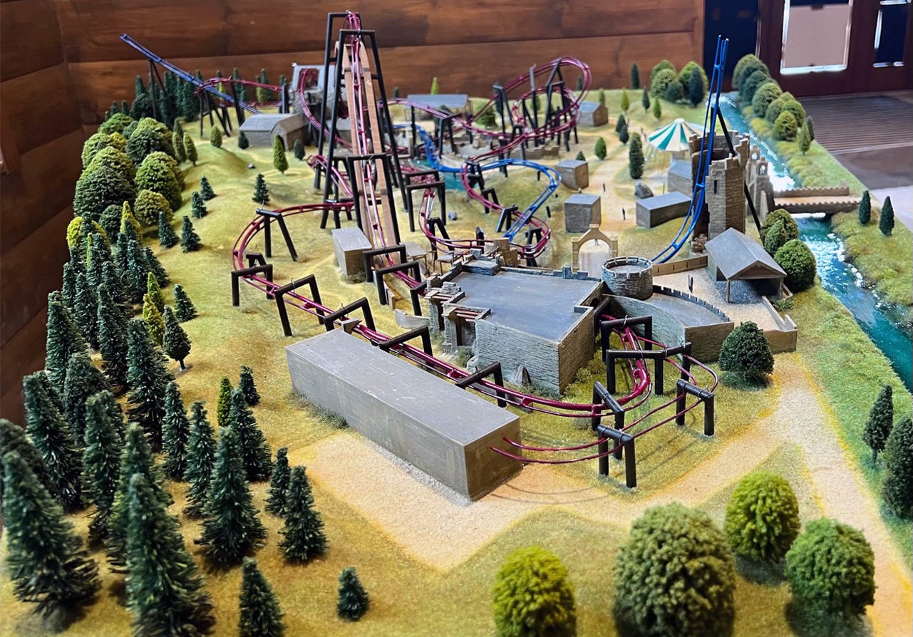Model of Tír na nÓg land at Emerald Park