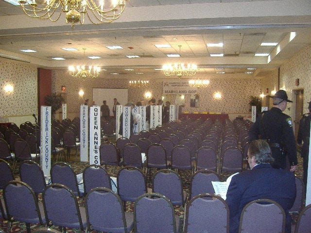 Final preparations were underway for the morning session. Final preparations were underway for the morning session.