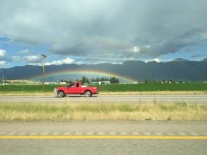 ACK double rainbow ACK double rainbow