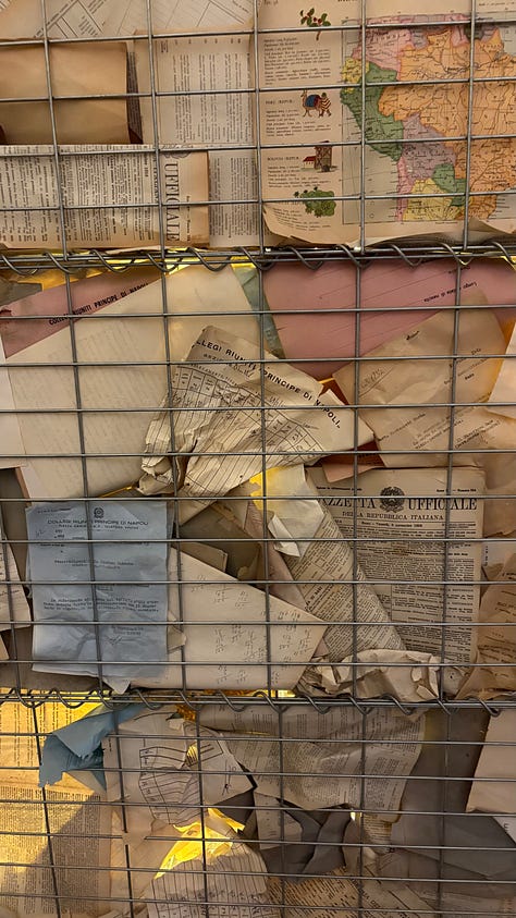 Conceived as a public art project for the Real Albergo dei Poveri, Napoli is built from what usually goes unnoticed: dust—the most minimal and universal residue of human presence.  Norma Jeane adopts dust as a symbolic material to evoke the memory of place. What remains almost invisible becomes a tangible trace of lives lived, passed through, and layered over centuries. Dust functions here as both matter and metaphor: a continuum between architecture and the bodies, gestures, and time it has absorbed.