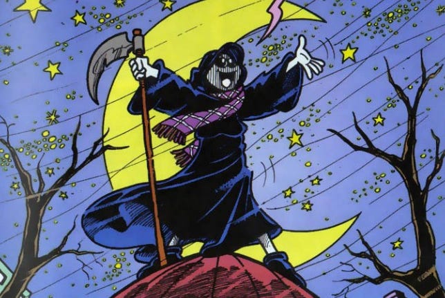 Dona_Morte_usando_seus_poderes