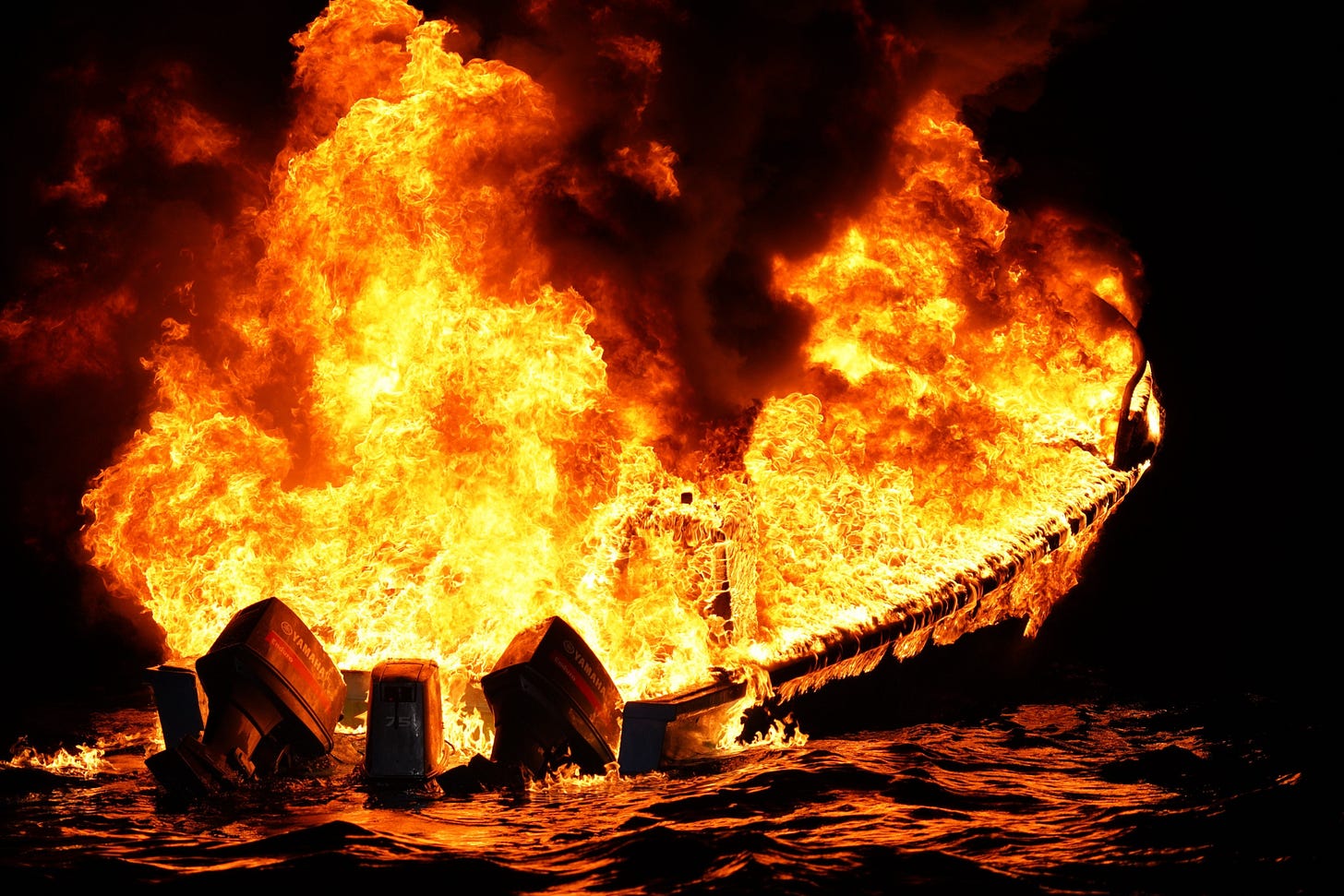 This cartel drug smuggling vessel was destroyed after being seized at sea by the crew of the US Coast Guard Cutter James. This cartel drug smuggling vessel was destroyed after being seized at sea by the crew of the US Coast Guard Cutter James.