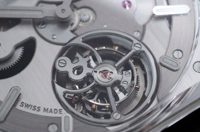 Bell & Ross Tourbillon cage detail Bell & Ross Tourbillon cage detail