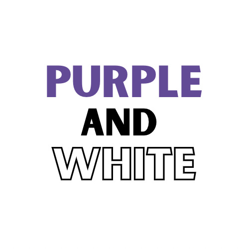 The Purple & White