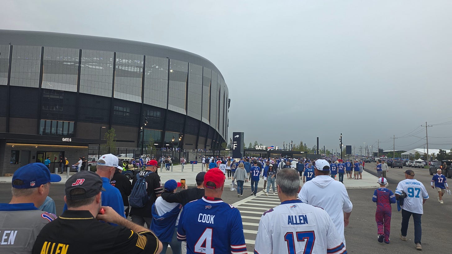 Buffalo Bills Highmark stadium exterior design Buffalo Bills Highmark stadium exterior design
