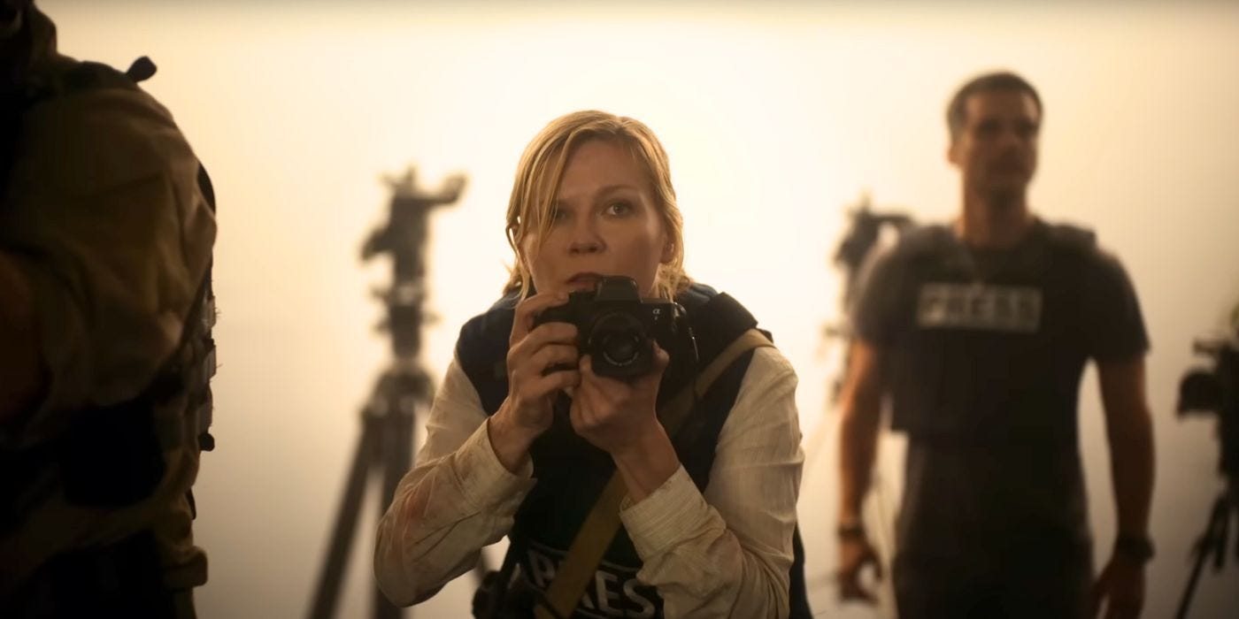 Civil War' Images — Kirsten Dunst Witnesses the Destruction of America Civil War' Images — Kirsten Dunst Witnesses the Destruction of America