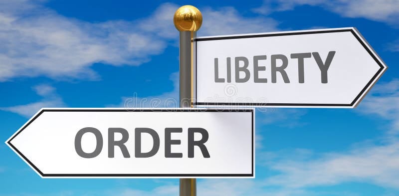 Ordem E Liberdade Como Diferentes Escolhas Na Vida Imaginadas Como Palavras Ordenam Liberdade Em Sinais De Estrada Apontando Forma Ilustração Stock - Ilustração de maneira, escolha: 187472260 Ordem E Liberdade Como Diferentes Escolhas Na Vida Imaginadas Como Palavras Ordenam Liberdade Em Sinais De Estrada Apontando Forma Ilustração Stock - Ilustração de maneira, escolha: 187472260