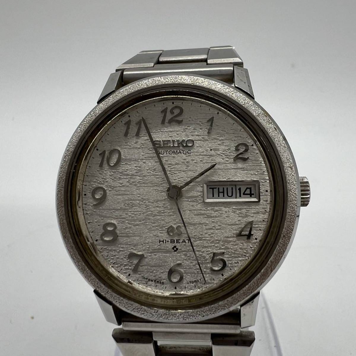 西542 グランドセイコー SEIKO HI-BEAT ハイビート 5646-7040 自動巻 腕時計 美品 文字盤 