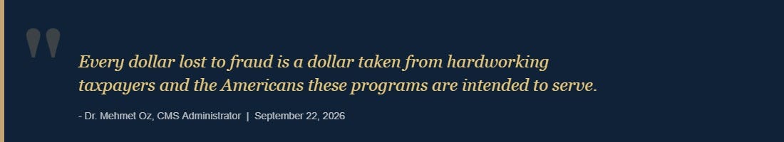 Quote from Dr. Oz: Every dollar lost to fraud is a dollar taken from hardworking taxpayers Quote from Dr. Oz: Every dollar lost to fraud is a dollar taken from hardworking taxpayers
