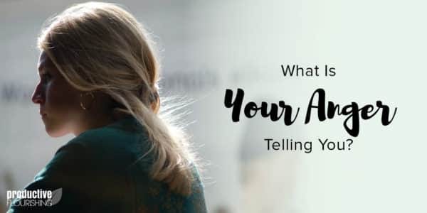 A woman sits with her face in shadow toward the left side of the frame. Text overlay: What Is Your Anger telling You? A woman sits with her face in shadow toward the left side of the frame. Text overlay: What Is Your Anger telling You?