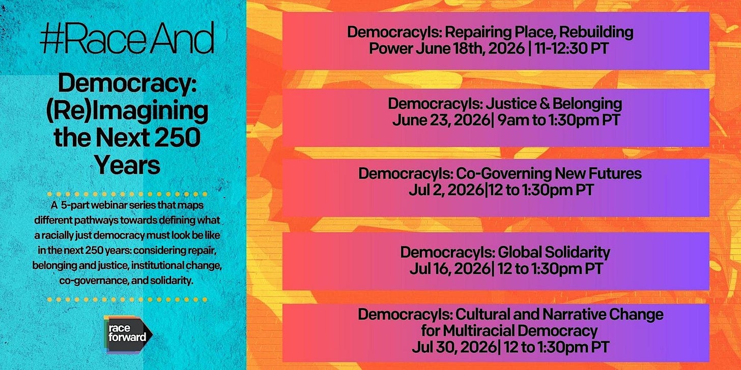 #RaceAnd DemocracyIs Series :  (Re)Imagining the Next 250 Years