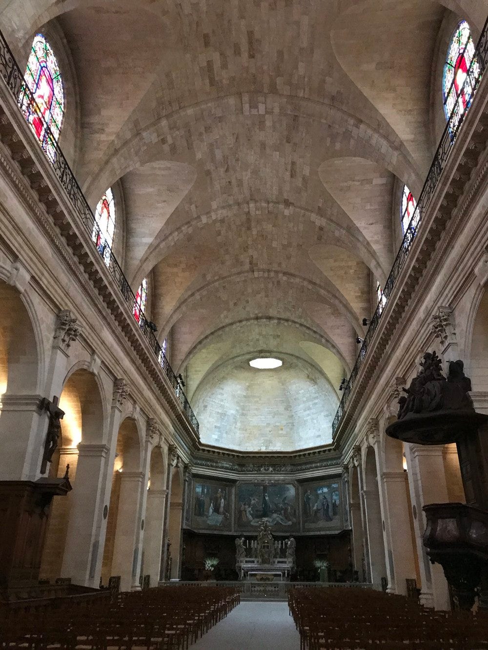 Interior of l'Eglise de Notre-Dame, Bordeaux