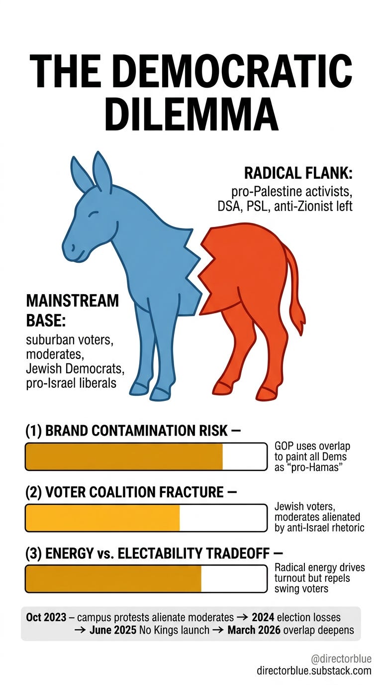 Image Prompt A full-screen TikTok-format (9x16) infographic in the style of a New York Times opinion-section data graphic on a clean white background Bold black sans-serif headline at top THE DEMOCRATIC DILEMMA Below the headline a large sty_image_1 Image Prompt A full-screen TikTok-format (9x16) infographic in the style of a New York Times opinion-section data graphic on a clean white background Bold black sans-serif headline at top THE DEMOCRATIC DILEMMA Below the headline a large sty_image_1