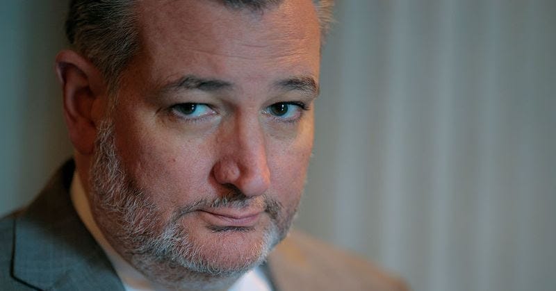 Ted Cruz, Suit, and Curtain