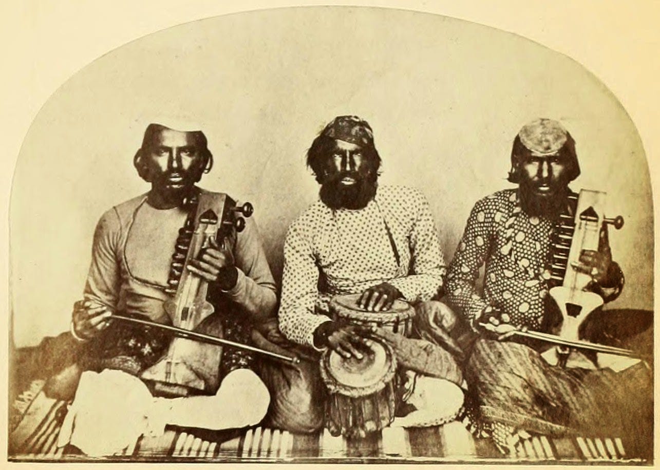 From the Archives: Ustad Mohammad Sharif Poonchwaley and Sadiq Ali Khan  Mando and Master Sohni Khan | Harmonium