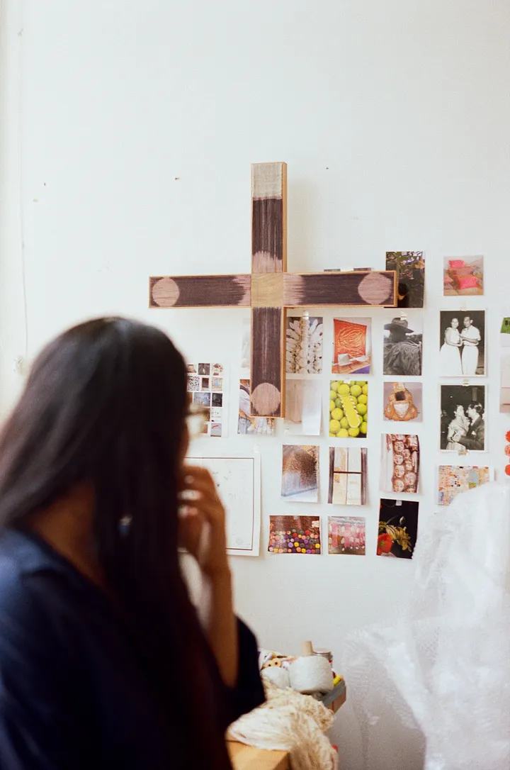 In conversation with Carolina Jimenez: Motherhood, Weaving and Ephemeral Moments