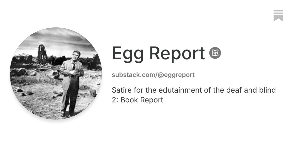 Egg Report | Substack