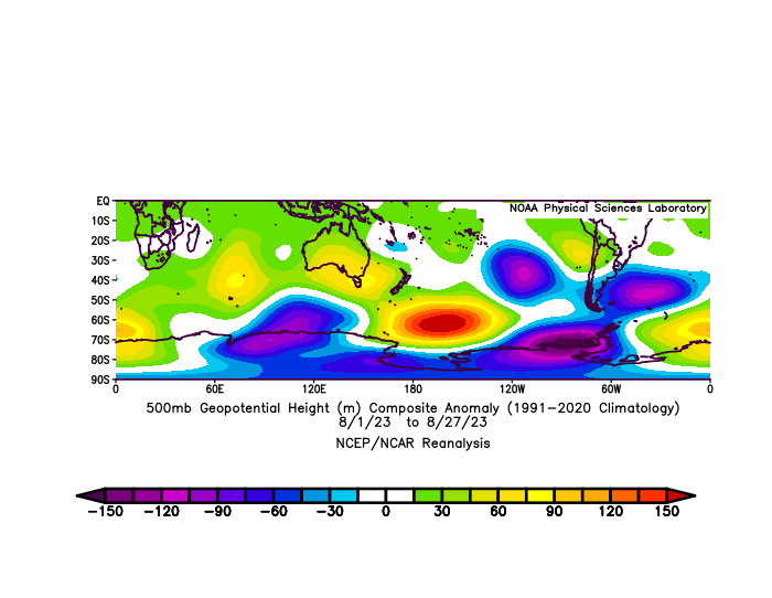 Weather Images 500mb Geopotential Height & Jetstream Wind